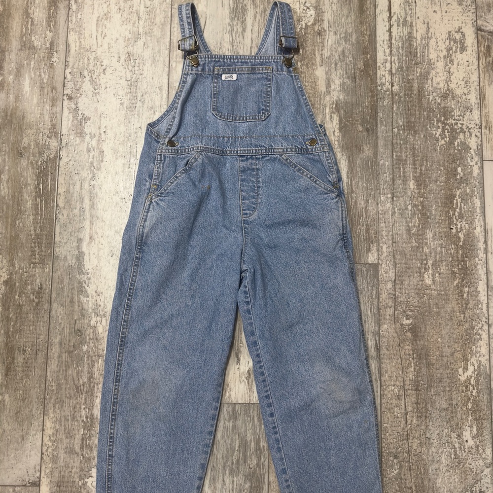Vintage 1990s Guess Children’s Denim Overalls